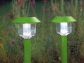 Funky Solar Garden Party Lights (Green) - Twin Pac